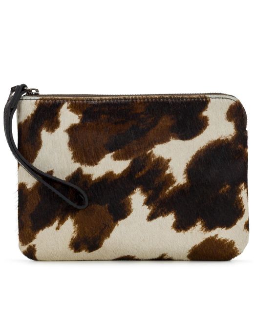 Patricia Nash Black Cassini Calf Hair Wristlet