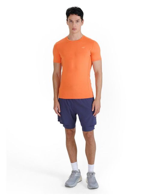 4F Blue Quick-drying Trail Running Shorts