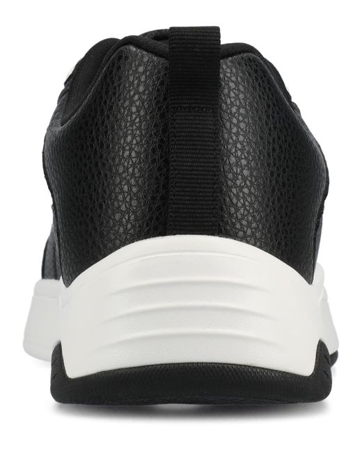 Vance Co. Black Raiden Comfort Low Top Flexible Sneaker for men