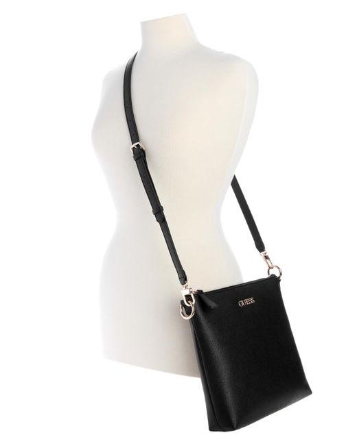 Guess Black Azulena Tourist Crossbody Bag