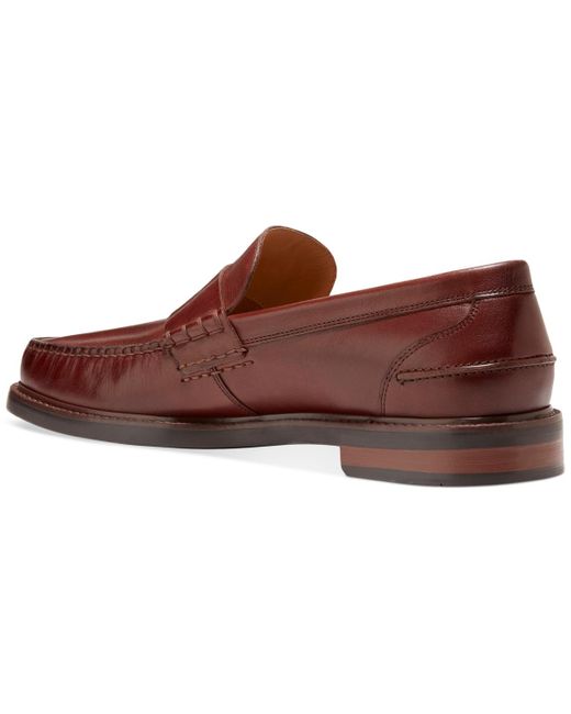Cole Haan Brown Pinch Prep Slip-on Penny Loafers for men