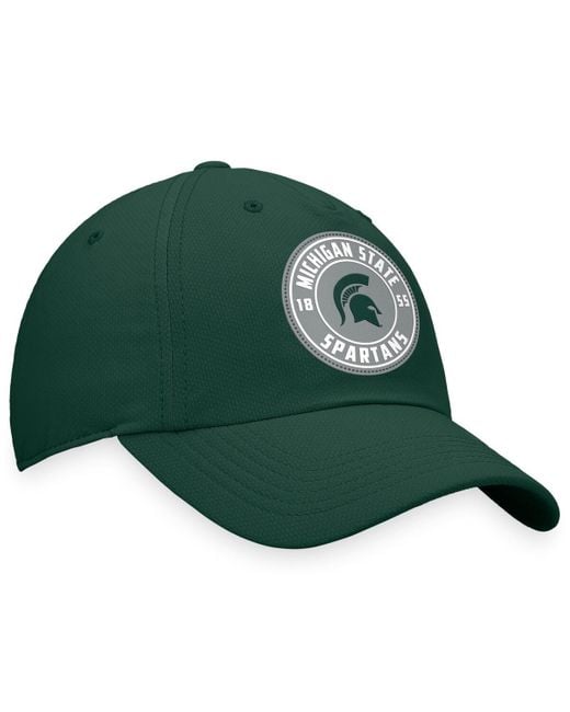 Top Of The World Green Michigan State Spartans Region Adjustable Hat for men