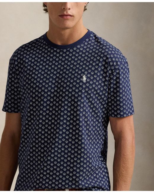 Tシャツ・カットソー RALPH LAUREN Classic Fit Thistle Print Jersey T-Shirt Polo Ralph Lauren Classic-fit Thistle-print Jersey T-shirt