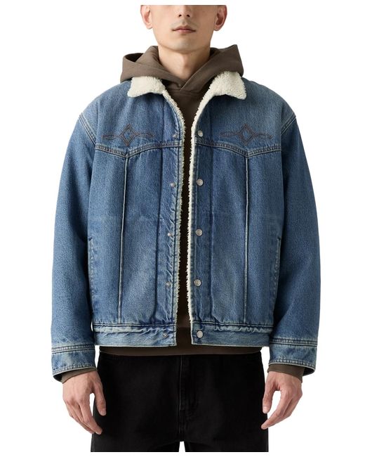 Levi's Blue Relaxed-fit Jacket for men