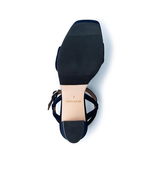 Bernardo Blue Bernardo Canto Platform Sandal