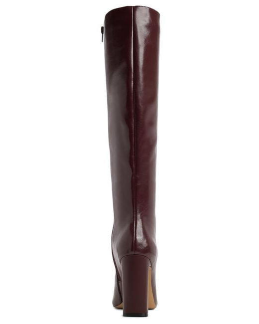 ALDO Red Elyne Knee High Pointed Toe Boots