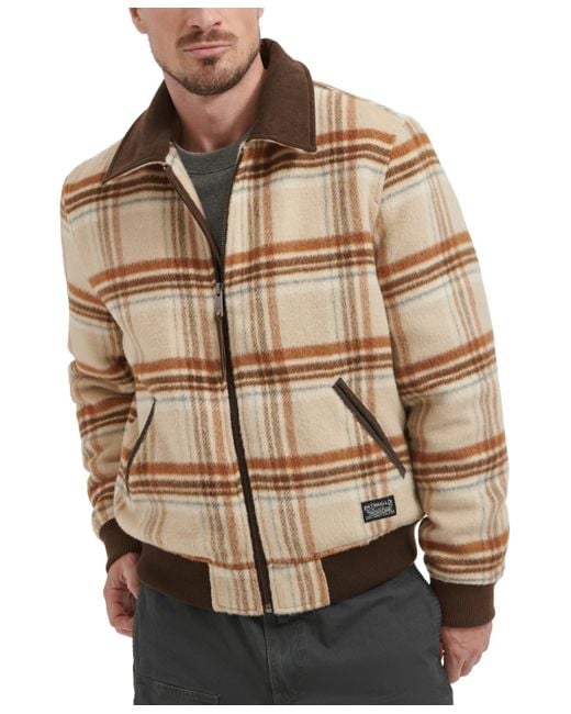 Levi's Natural Zip Corduroy-collar Jacket for men