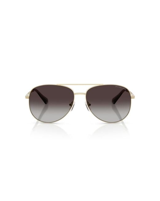 Michael Kors Brown Pilot Sunglasses