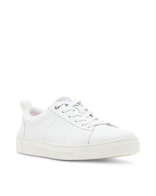 Steve Madden White Nickai Fashion Sneaker for men