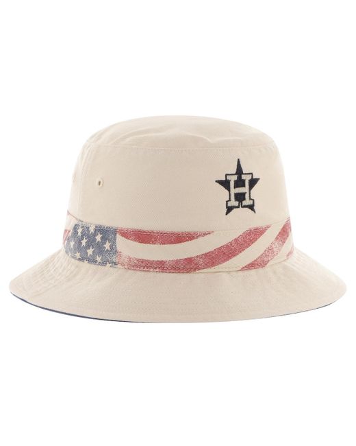 '47 Natural Houston Astros Glory Daze Bucket Hat for men