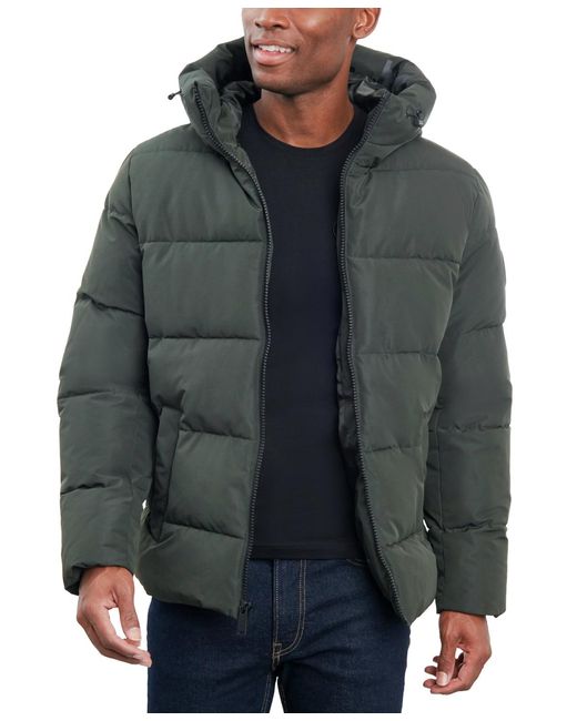 Michael Kors Gray Insulated Polyester Puffer Jacket for men