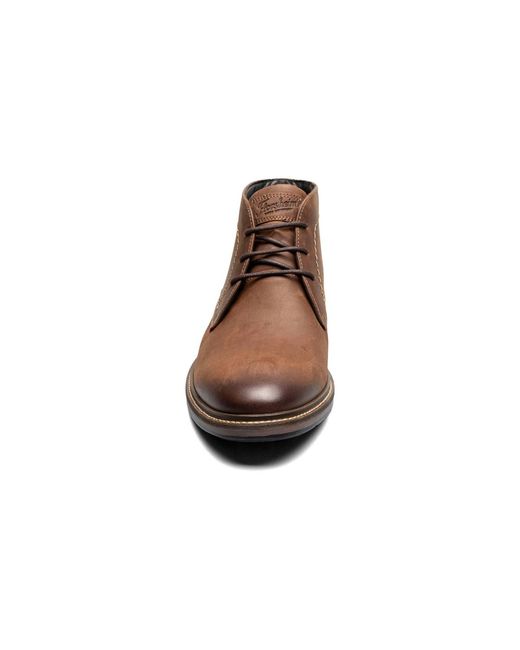 Florsheim Brown Forge Plain Toe Chukka Boots for men