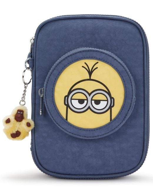 Kipling Blue 100 Pens Zippered Case