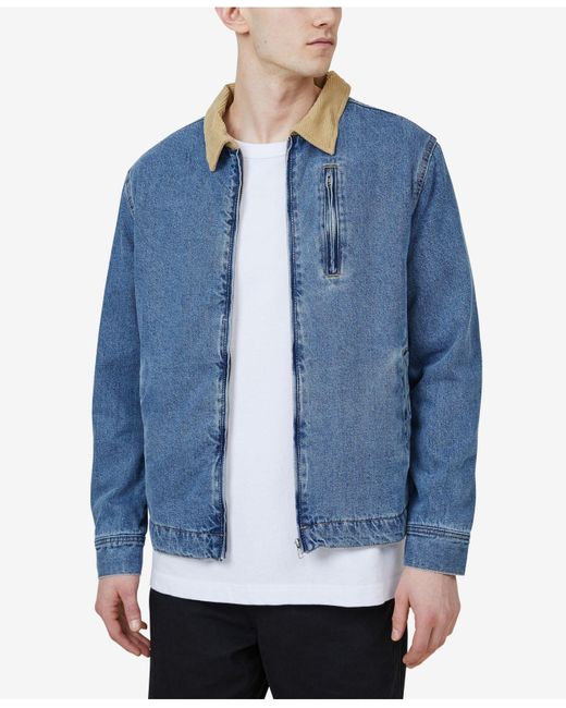 Cotton On Carpenter Long Sleeve Jacket in Blue for Men Lyst