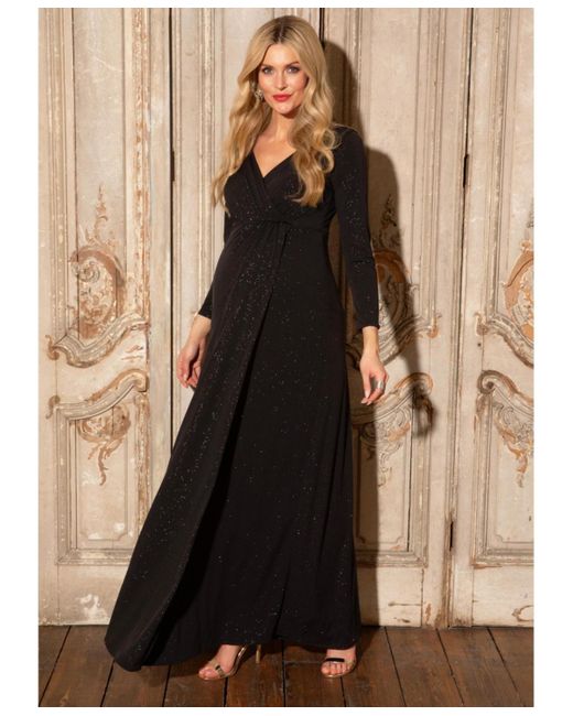 Tiffany Rose Maternity Black Maternity Tiffany Rose Isabella Gown Long