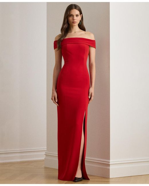 ralph lauren red dress macys Red Boho Lauren Ralph Dresses