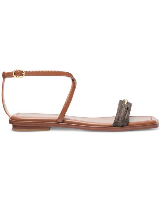 Michael Kors Brown Lena Flats Sandals