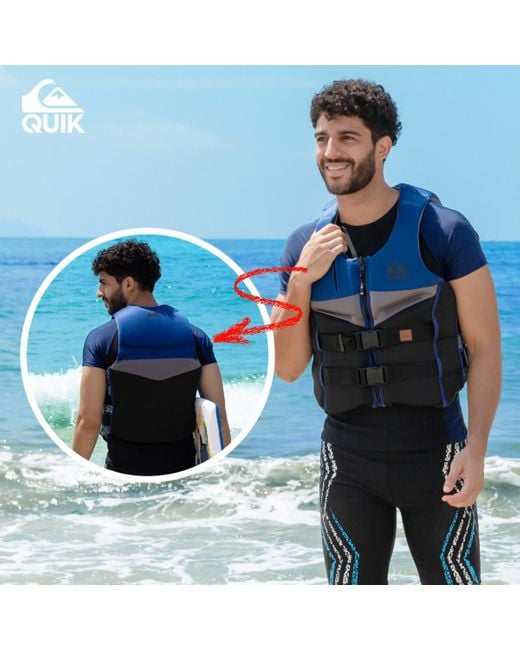 Quiksilver Blue Everyday Life Jacket for men
