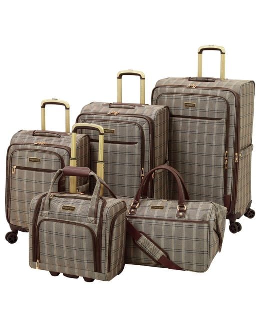 London Fog Brown Closeout Brentwood Ii Softside luggage Collection