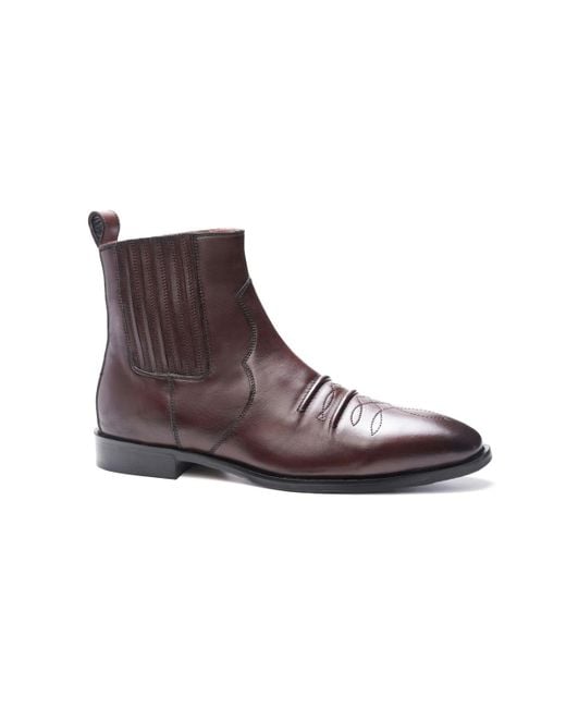Carlos By Carlos Santana Men's Brown Durango Chelsea Boots