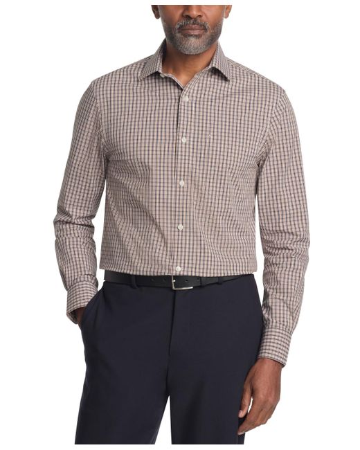 Tommy Hilfiger Gray Regular Fit Stretch Dress Shirt for men