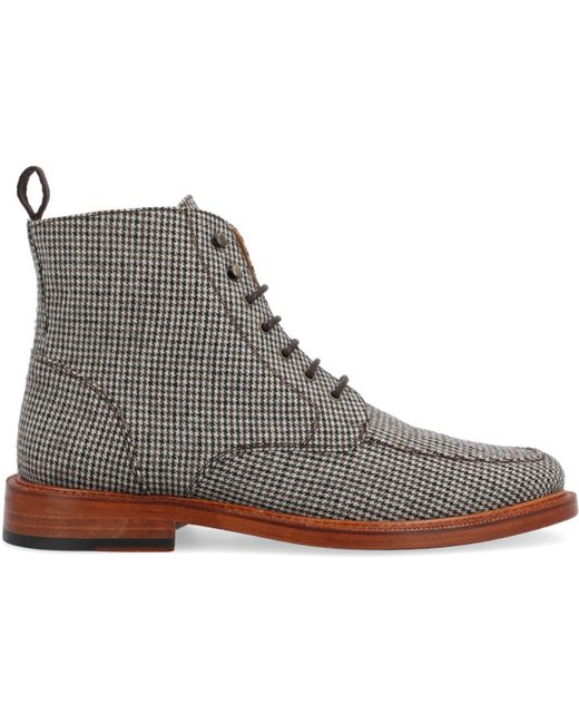 Taft Brown Smith Moc Toe Lace-up Boot for men