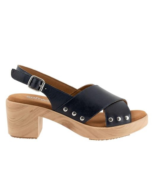Softwalk® Blue Florence Clog