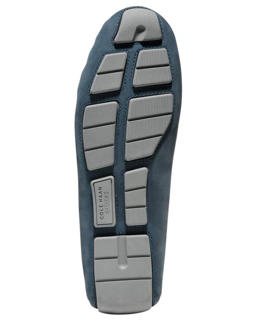 Cole Haan Blue Wyatt Nubuck Bit Driver for men