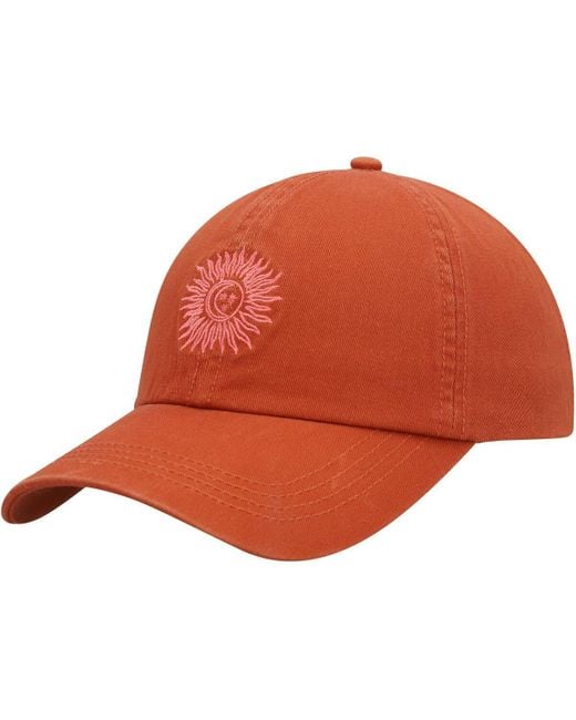 Billabong Orange Dad Cap Adjustable Hat