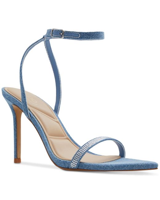 ALDO Blue Tulipa Ankle-strap Stiletto Dress Sandals