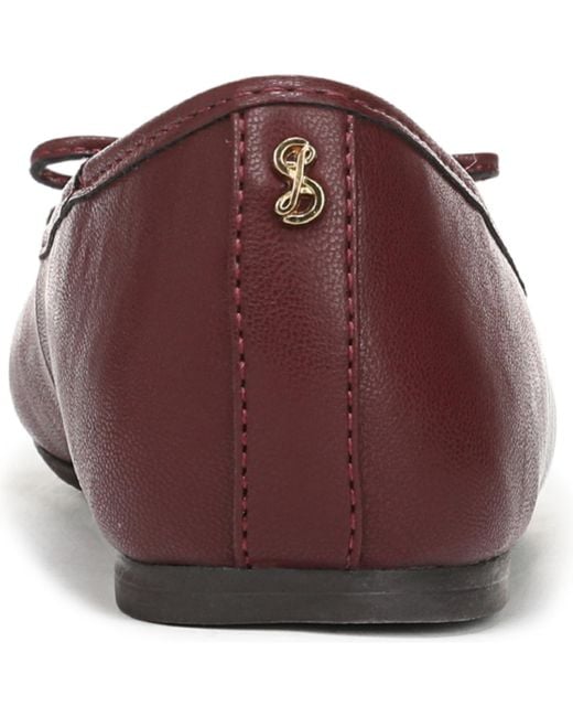 Sam & Libby Purple Callan Ballet Flats