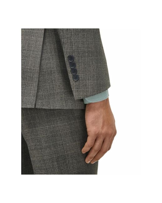 Brooks Brothers Gray Classic-fit Wool-blend Suit Jacket for men