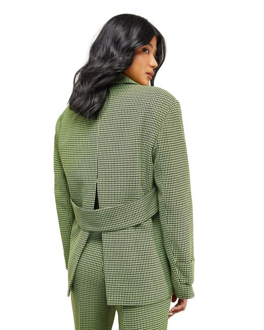 Warehouse Green Vented Back Blazer Co