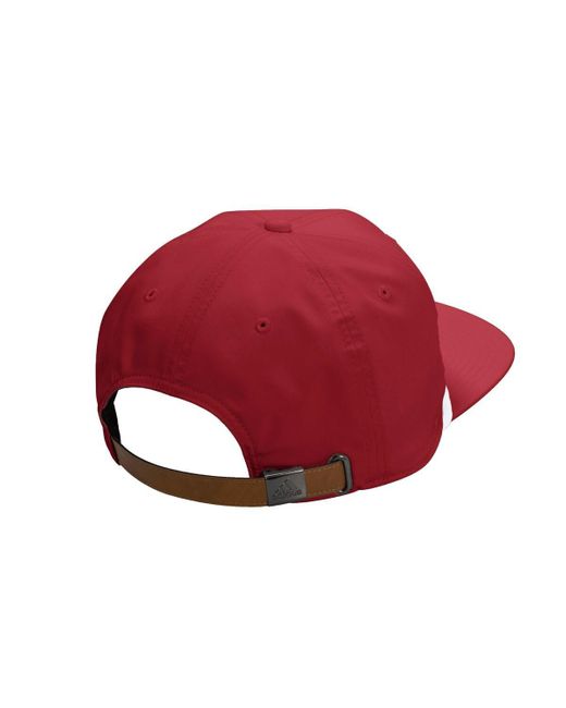 Adidas Red And Indiana Hoosiers Locker Room Rope Adjustable Hat