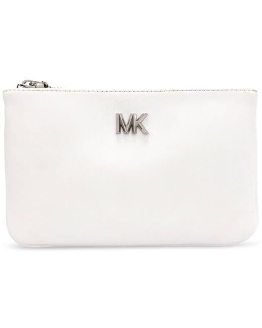 Michael Kors White Michael Reversible Leather Belt Bag