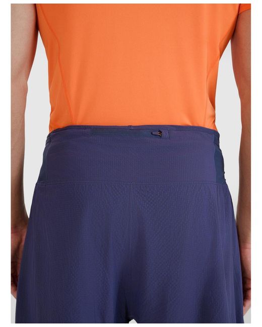4F Blue Quick-drying Trail Running Shorts