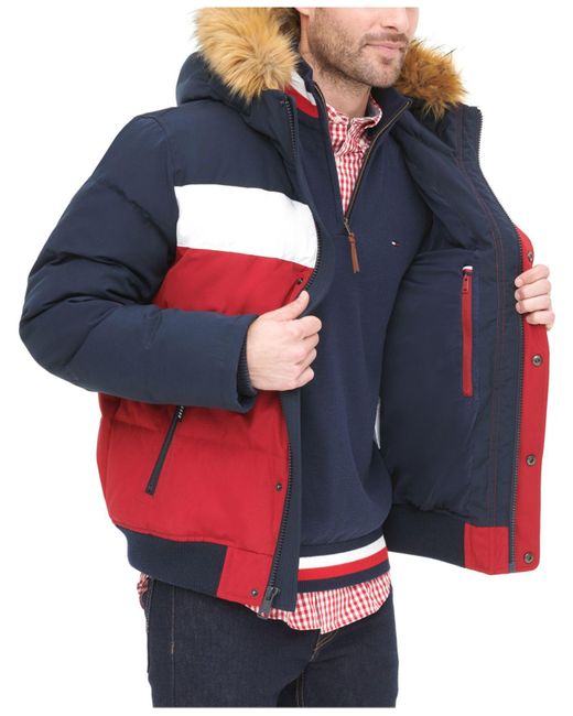 tommy hilfiger short snorkel coat