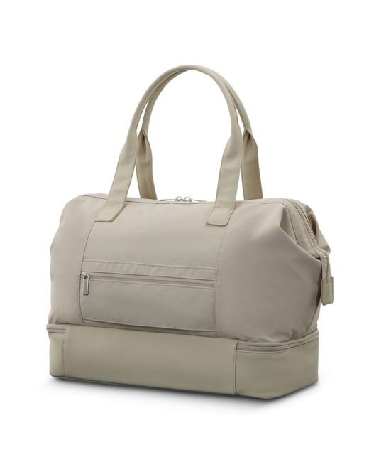 Samsonite Gray Better Than Basic Drop Bottom Weekender Duffel