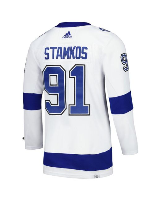 Adidas Blue Steven Stamkos Tampa Bay Lightning Away Authentic Player Jersey for men