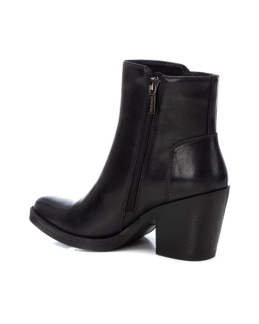 Xti Black Ankle Booties Refresh Collection By