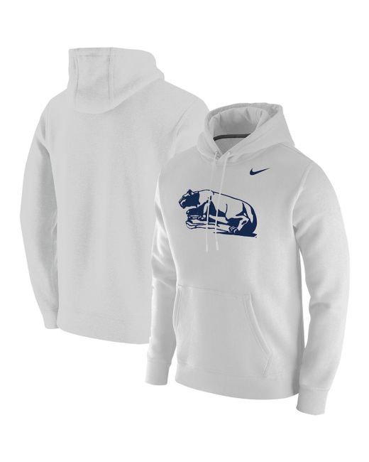 Nike Gray Penn State Nittany Lions Vintage-like School Logo Pullover Hoodie for men