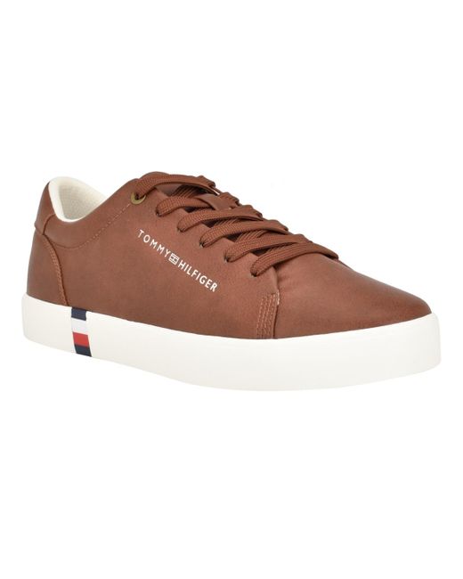 Tommy Hilfiger Brown Ramoso Low Top Fashion Sneakers for men