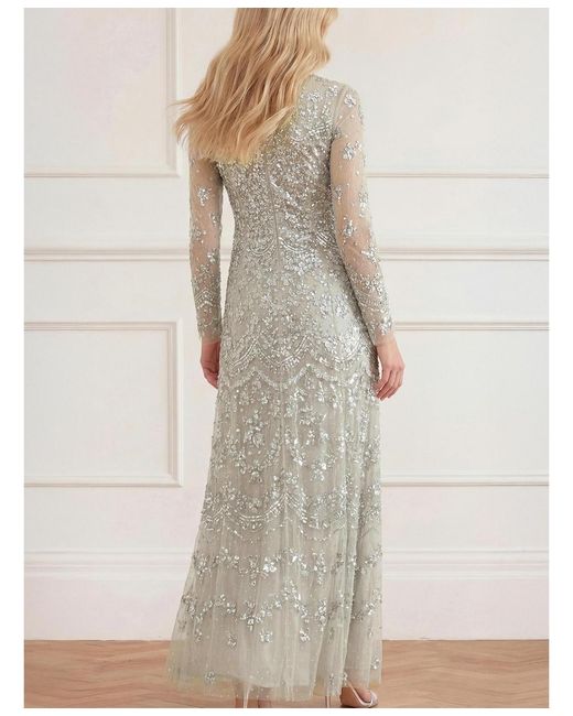 Needle & Thread White Freya Gown