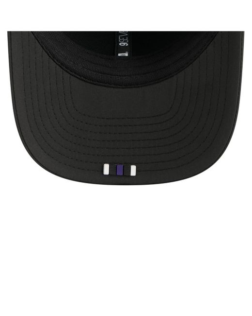 KTZ Black Baltimore Ravens 2025 Sideline 9seventy Trucker Adjustable Hat for men