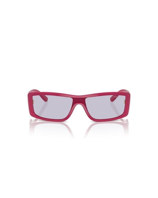 Vogue Eyewear Pink Rectangle Sunglasses