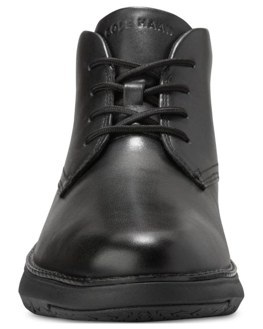 Cole Haan Black Grand Remix Chukka Boot for men