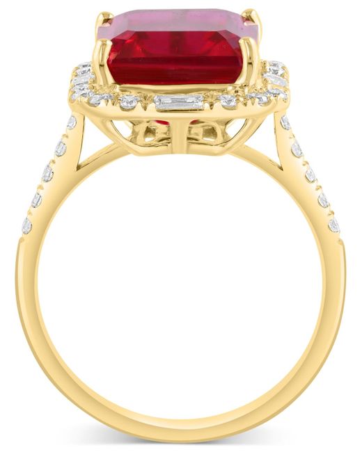 Effy Pink Effy Emerald-cut Lab Grown (6-7/8 Ct. T.w.