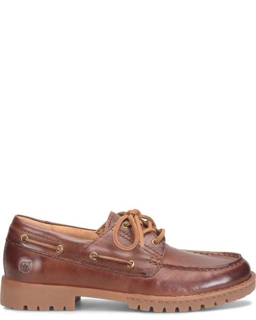 Born Brown Explorer Eye Boat Shoe for men