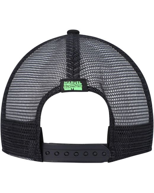 Lids Green Hulk Retro A-frame Snapback Hat for men