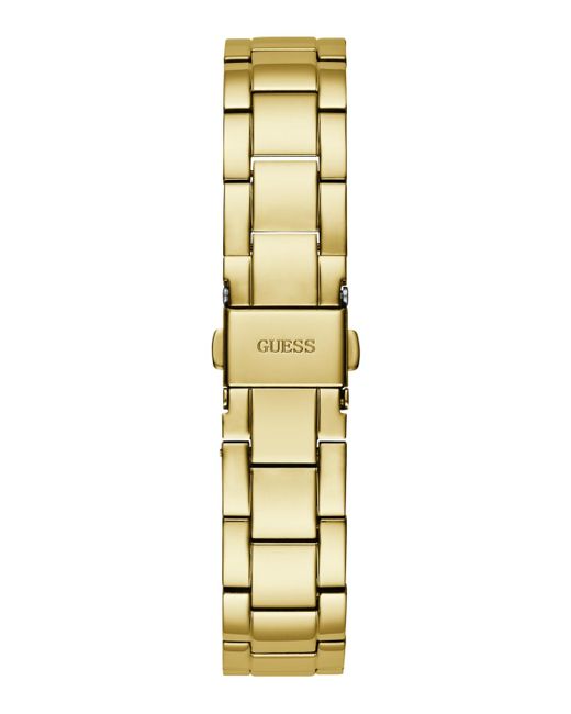 Guess Date Gold-tone Stainless Steel Watch in Metallic | Lyst